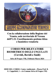 GAV CORSO PER RILEVATORE BIOMETRICO DEGLI UNGULATI gav