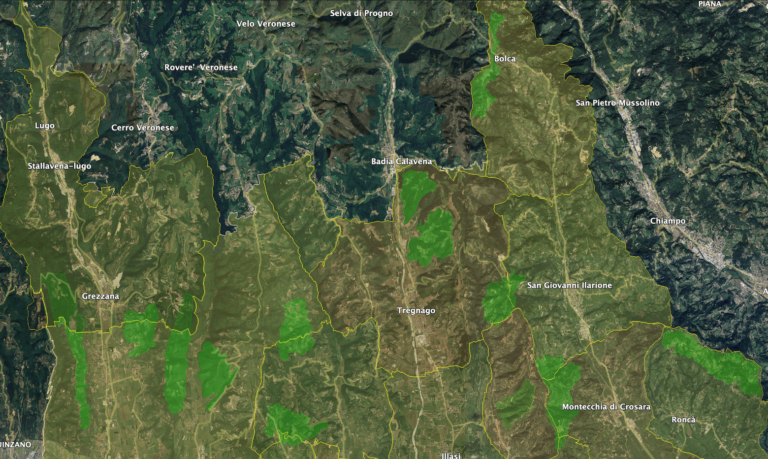 ATC VR2 mappa zone monitoraggio 2025